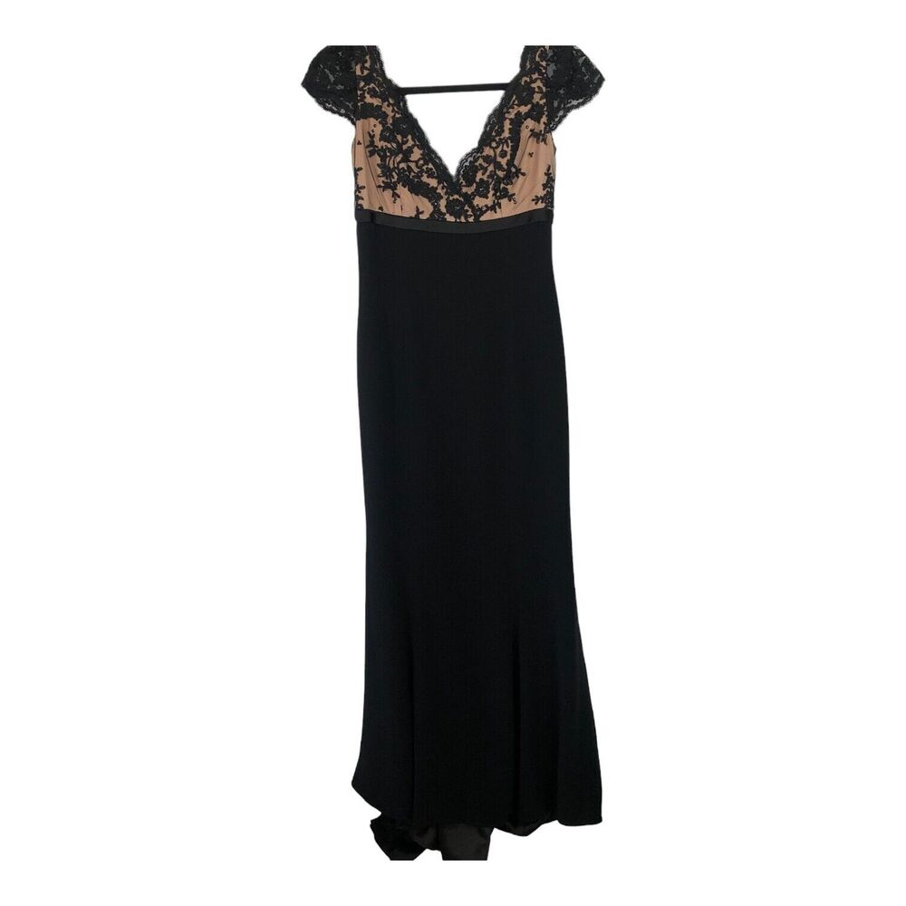 Wayne Clark Sexy‎ Elegant Formal Evening Gown Maxi $1000 Dress Black Tie Sz 8